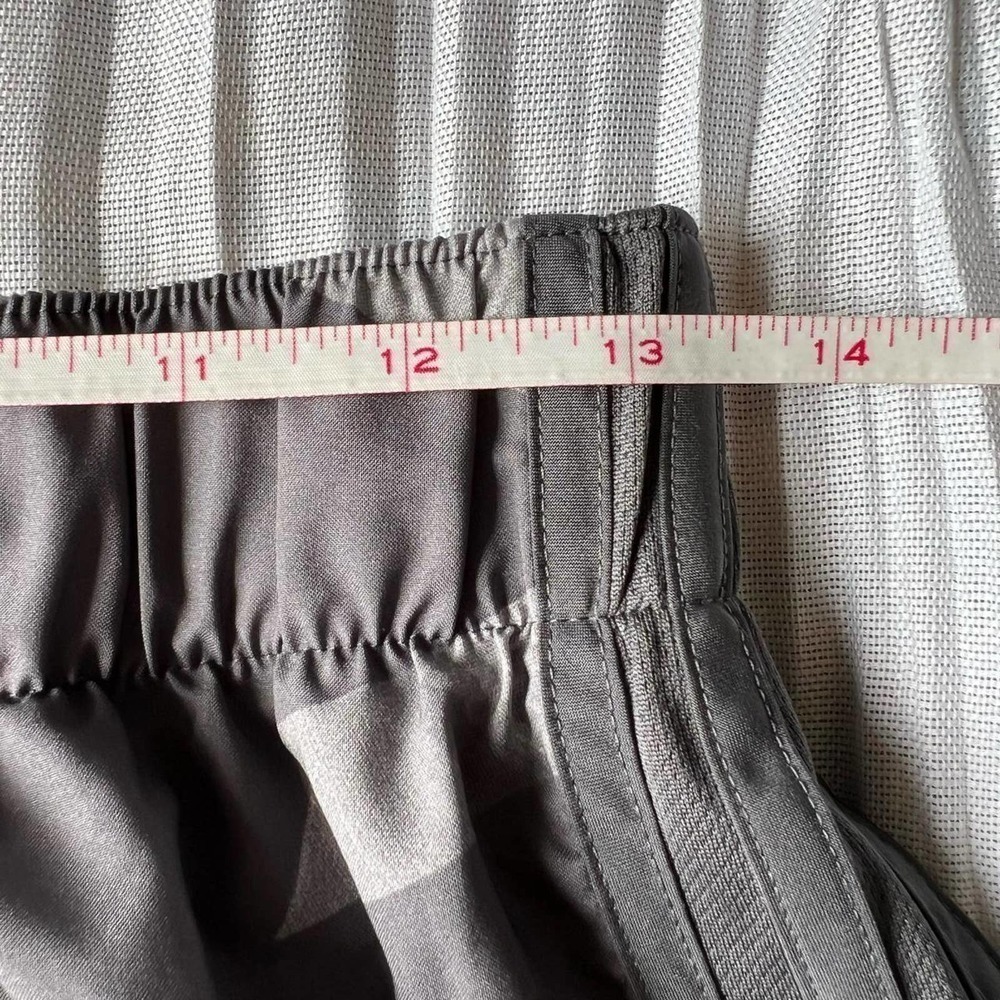 Adidas athletic shorts, black, gray and white with built-in liner - Picture 8 of 8